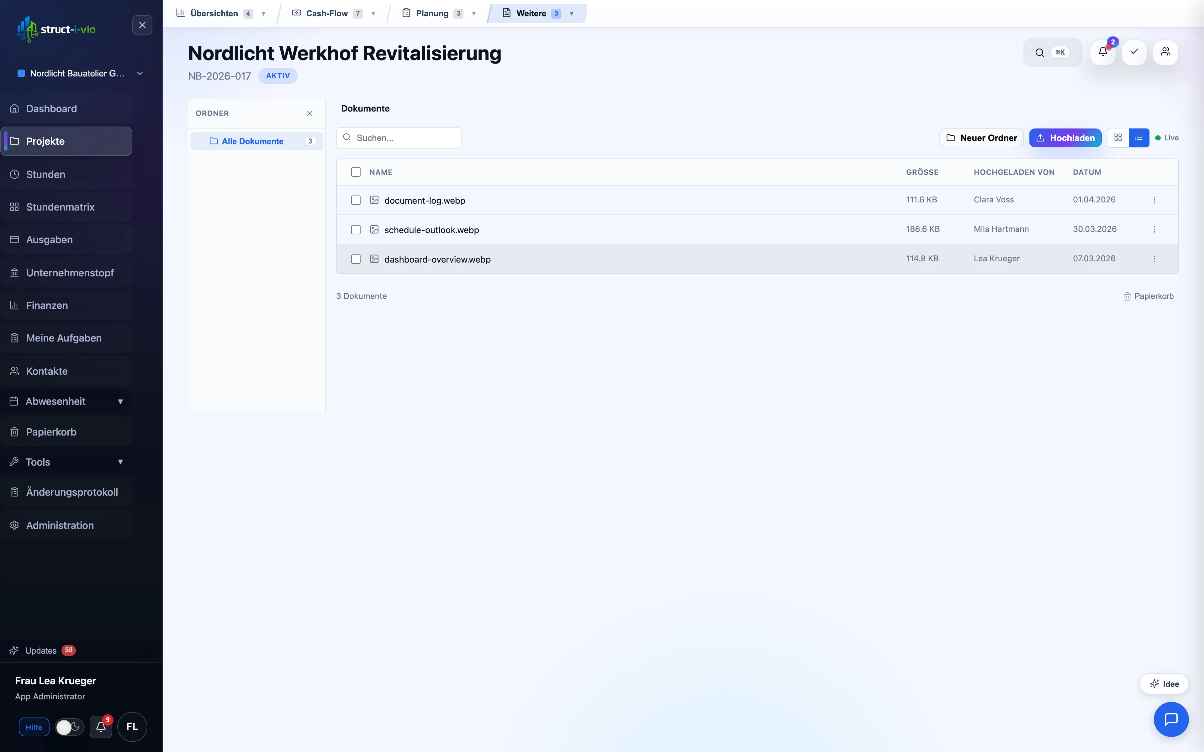 Dokumentenbereich von struct-i-vio