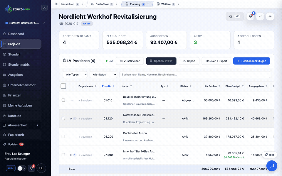 Leistung ohne Verantwortlichen? Nicht bei uns.
